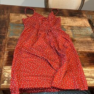 Red Polka Dot Kids Dress